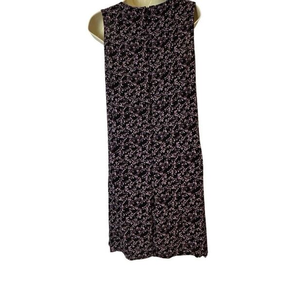 JPR Outfit Vintage 90s Purple Floral Shift Dress Size M - Picture 2 of 6